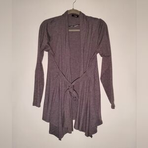 APT. 9 Belted Cardigan- Womens-Size XL-Gray